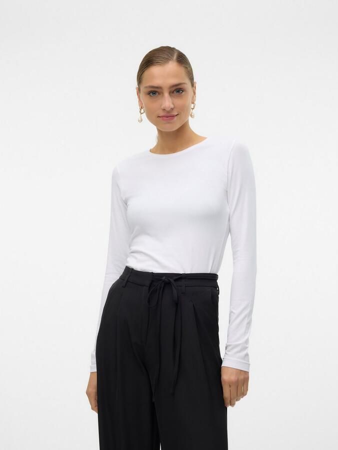 Vero Moda Shirt met lange mouwen VMLULU LS O-NECK TOP JRS GA NOOS - Foto 3