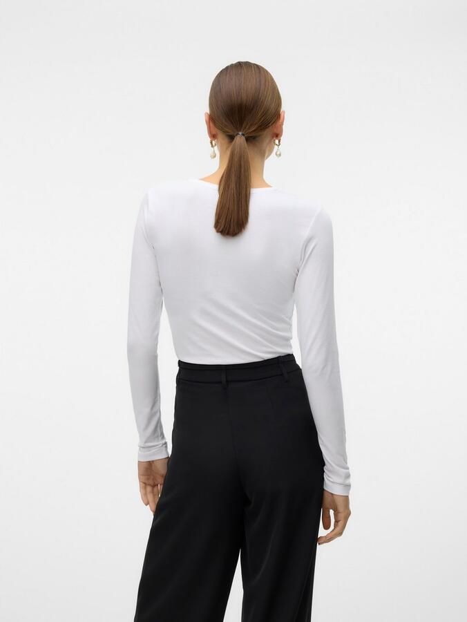 Vero Moda Shirt met lange mouwen VMLULU LS O-NECK TOP JRS GA NOOS - Foto 4