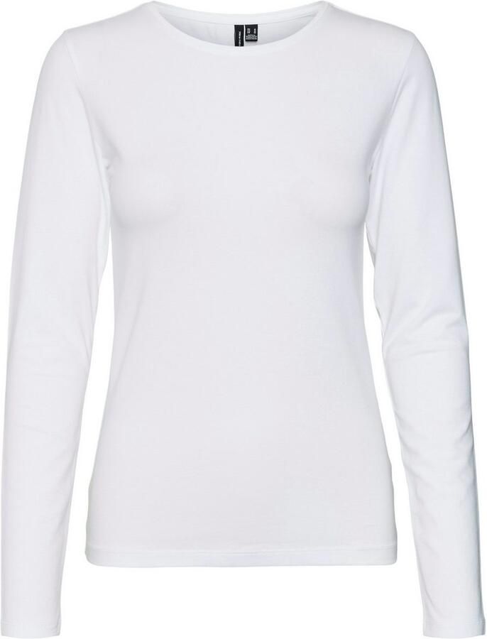 Vero Moda Shirt met lange mouwen VMLULU LS O-NECK TOP JRS GA NOOS