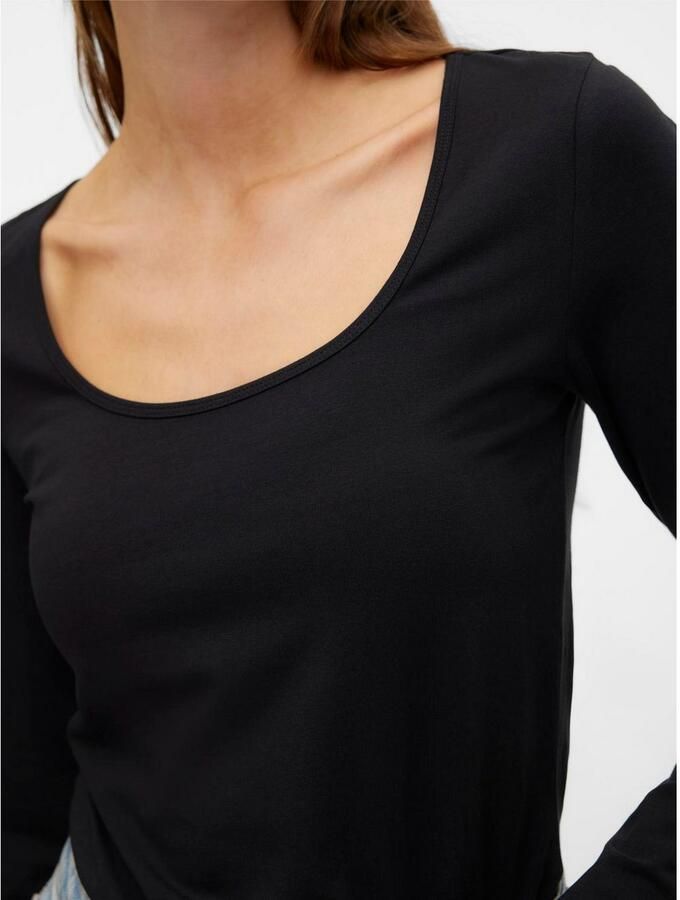 Vero Moda Shirt met lange mouwen VMLULU LS U-NECK TOP JRS GA NOOS - Foto 2