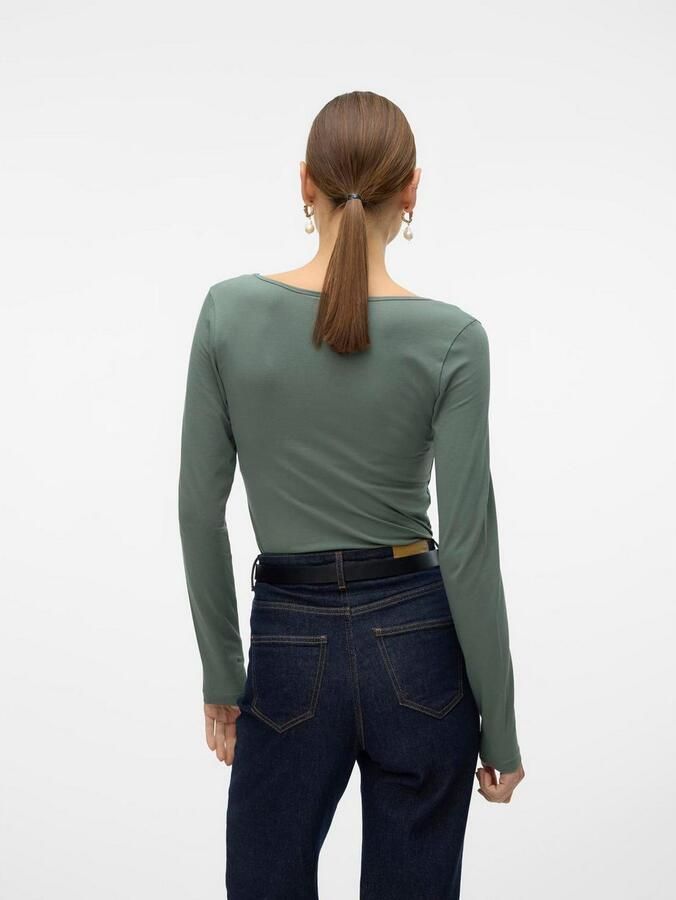 Vero Moda Shirt met lange mouwen VMLULU LS U-NECK TOP JRS GA NOOS - Foto 3
