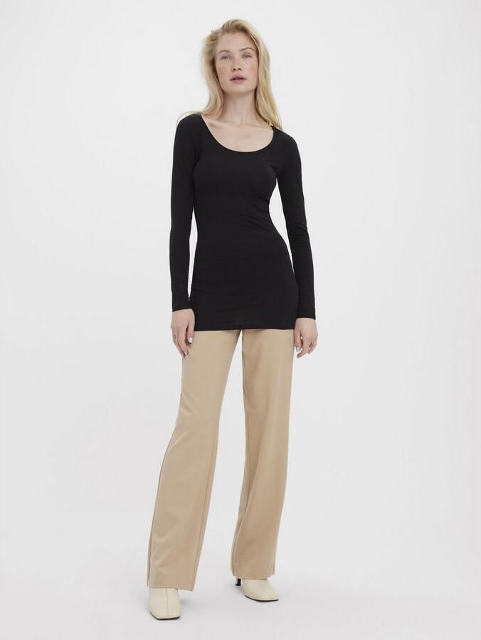 Vero Moda Dames ronde hals trui vmmaxi Black Dames - Foto 5