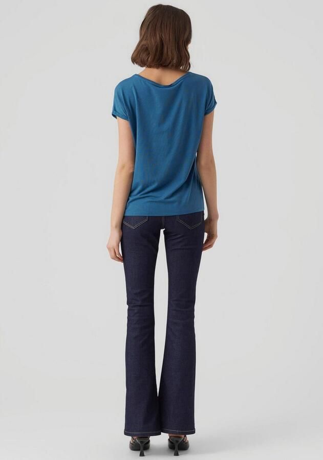 Vero Moda Shirt met ronde hals VMAVA PLAIN SS TOP GAJRS NOOS - Foto 2