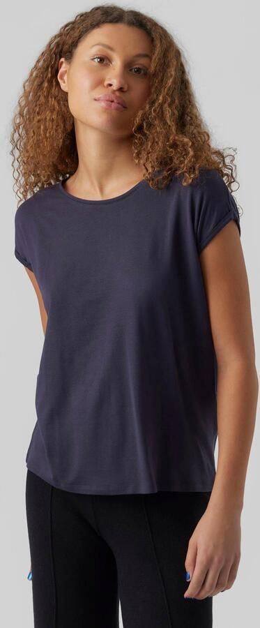 Vero Moda Shirt met ronde hals VMAVA PLAIN SS TOP GAJRS NOOS - Foto 7
