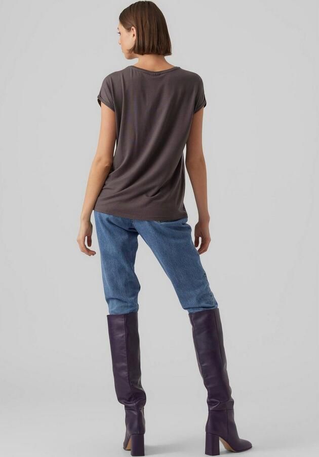 Vero Moda Shirt met ronde hals VMAVA PLAIN SS TOP GAJRS NOOS - Foto 6