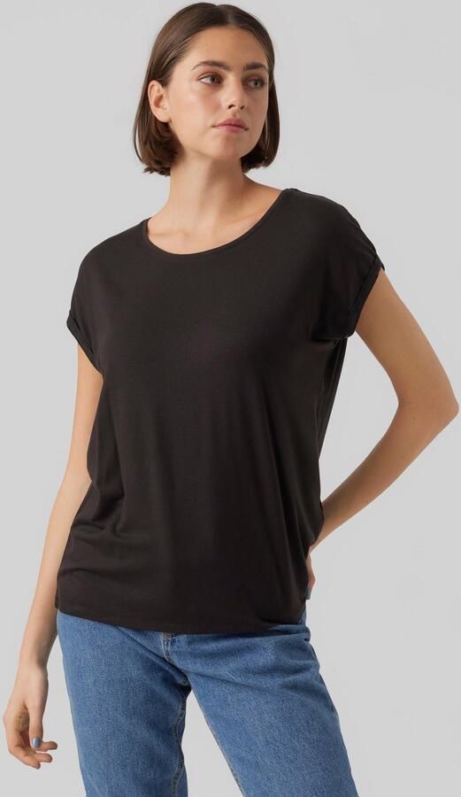 Vero Moda Shirt met ronde hals VMAVA PLAIN SS TOP GAJRS NOOS - Foto 7