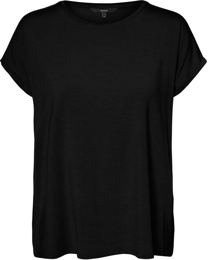 Vero Moda Shirt met ronde hals VMAVA PLAIN SS TOP GAJRS NOOS - Foto 3