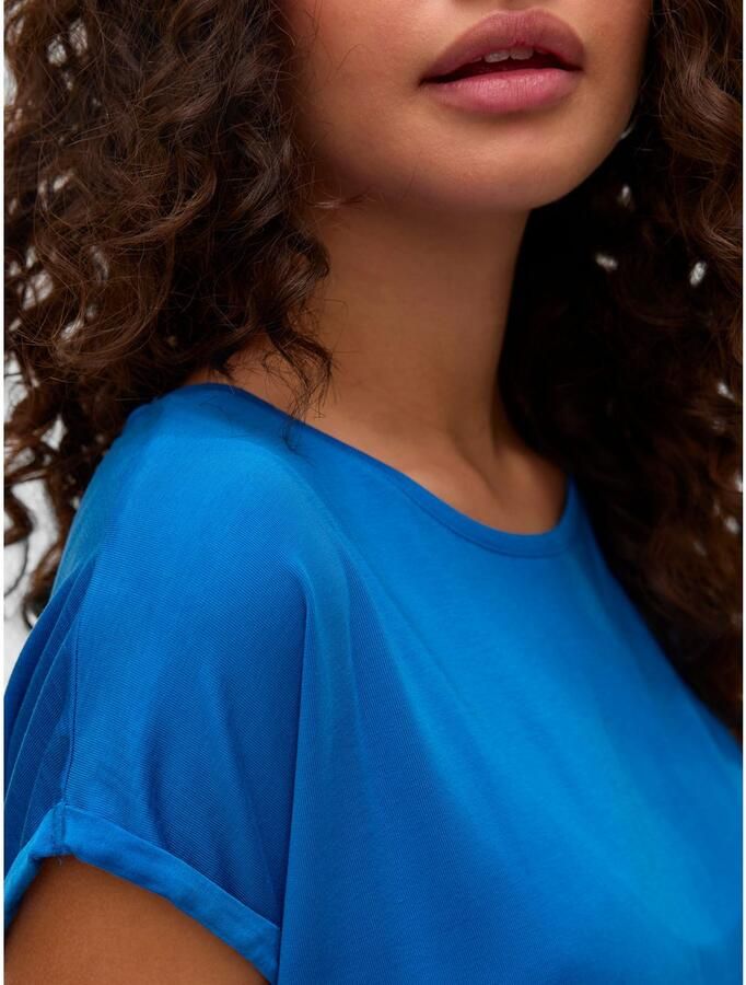 Vero Moda Shirt met ronde hals VMAVA PLAIN SS TOP GAJRS NOOS - Foto 2