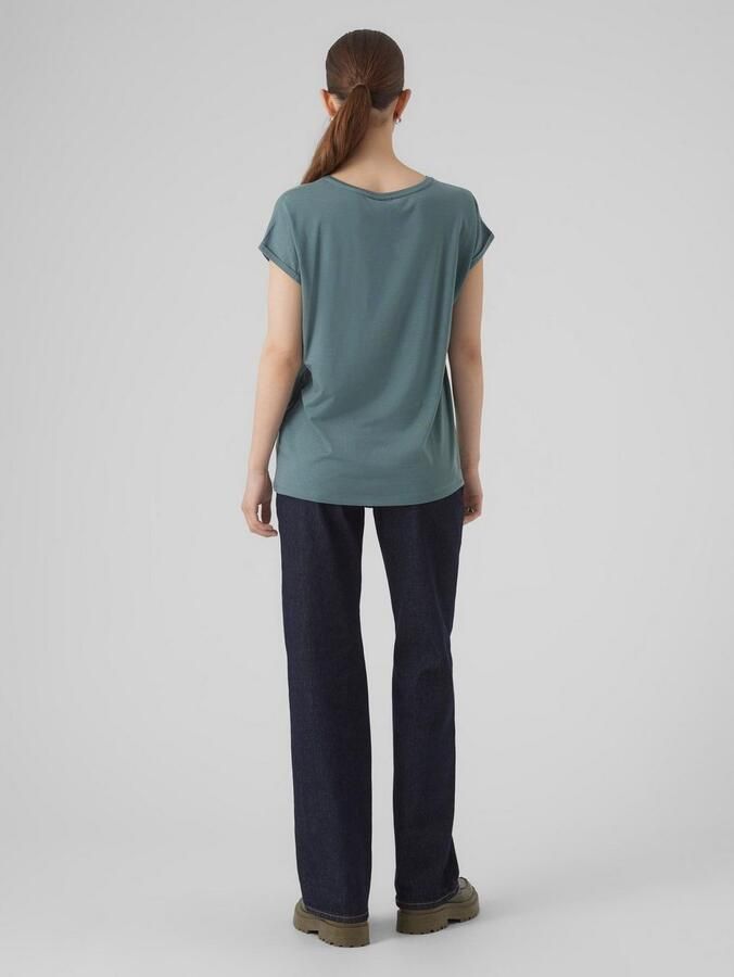 Vero Moda Shirt met ronde hals VMAVA PLAIN SS TOP GAJRS NOOS - Foto 10