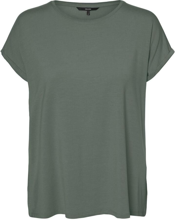 Vero Moda Shirt met ronde hals VMAVA PLAIN SS TOP GAJRS NOOS - Foto 4
