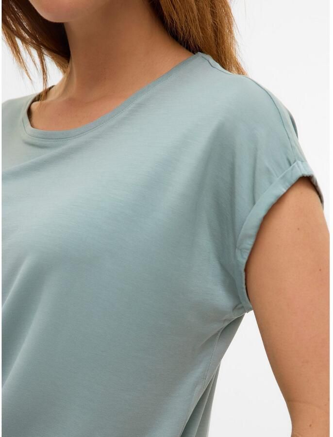 Vero Moda Shirt met ronde hals VMAVA PLAIN SS TOP GAJRS NOOS - Foto 2