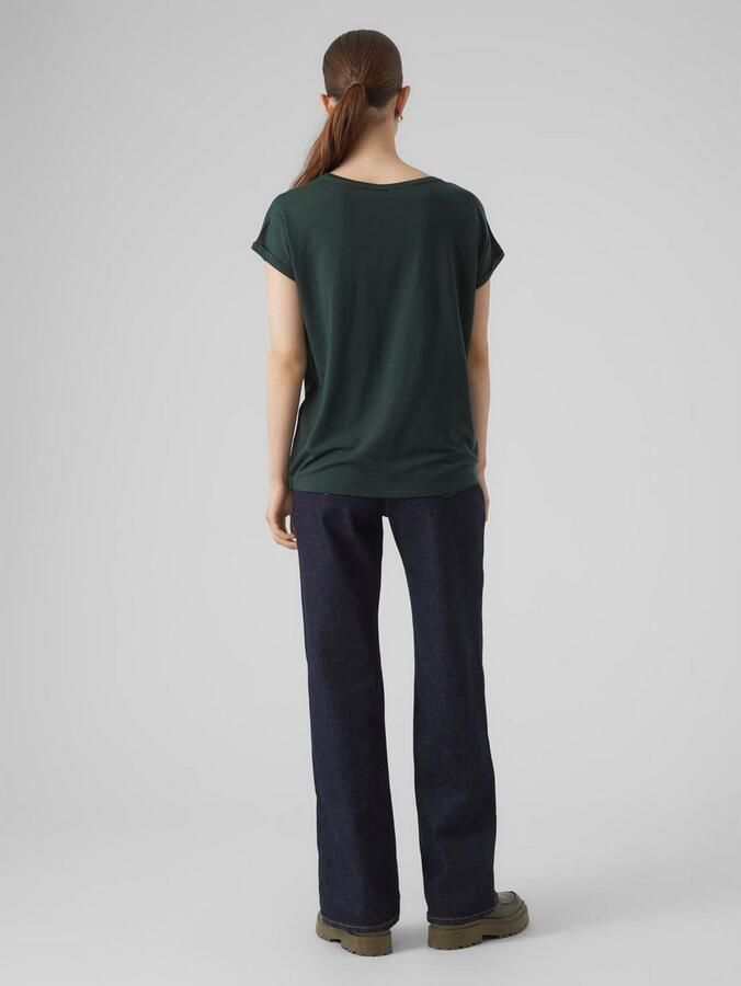 Vero Moda Shirt met ronde hals VMAVA PLAIN SS TOP GAJRS NOOS - Foto 7
