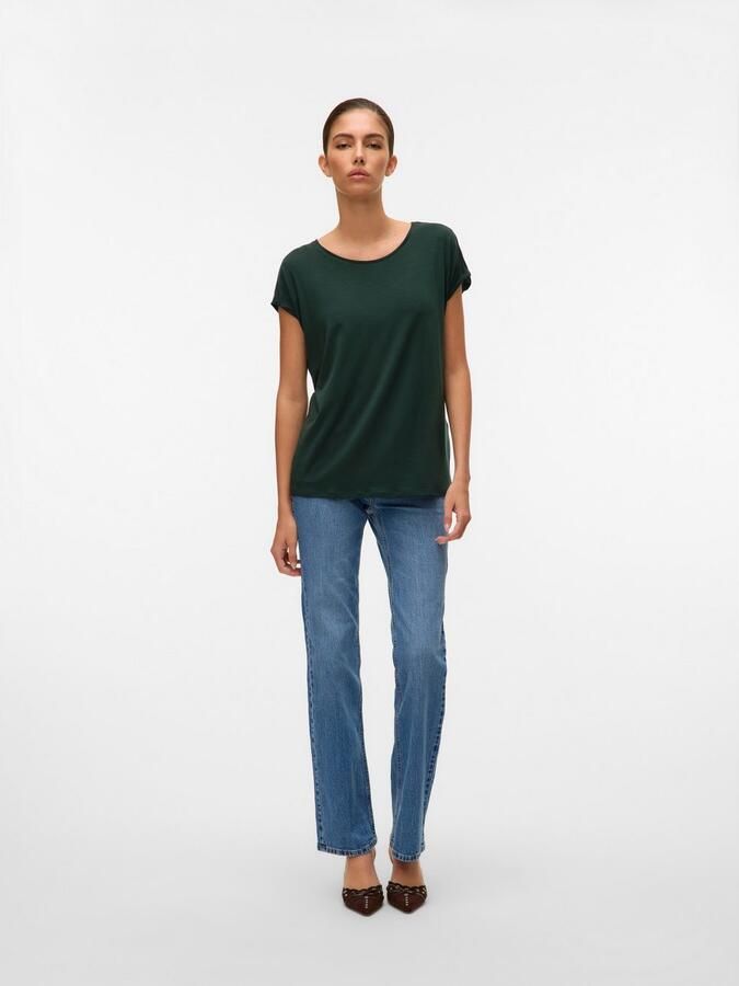 Vero Moda Shirt met ronde hals VMAVA PLAIN SS TOP GAJRS NOOS - Foto 11