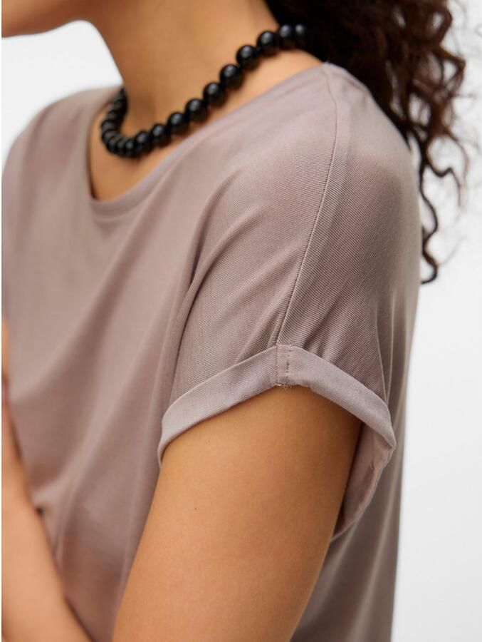 Vero Moda Shirt met ronde hals VMAVA PLAIN SS TOP GAJRS NOOS - Foto 2