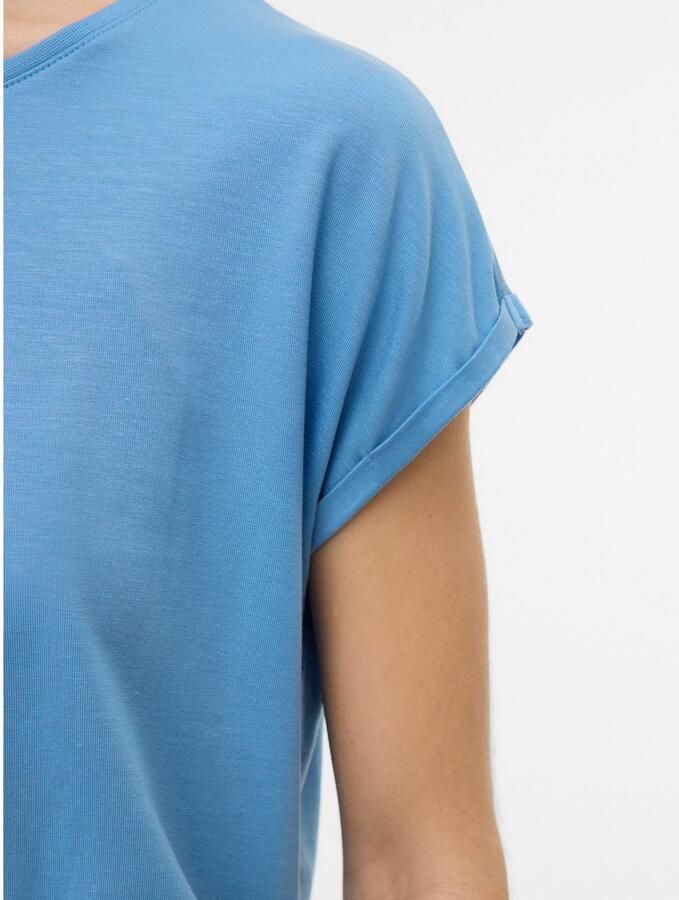 Vero Moda Shirt met ronde hals VMAVA PLAIN SS TOP GAJRS NOOS - Foto 2