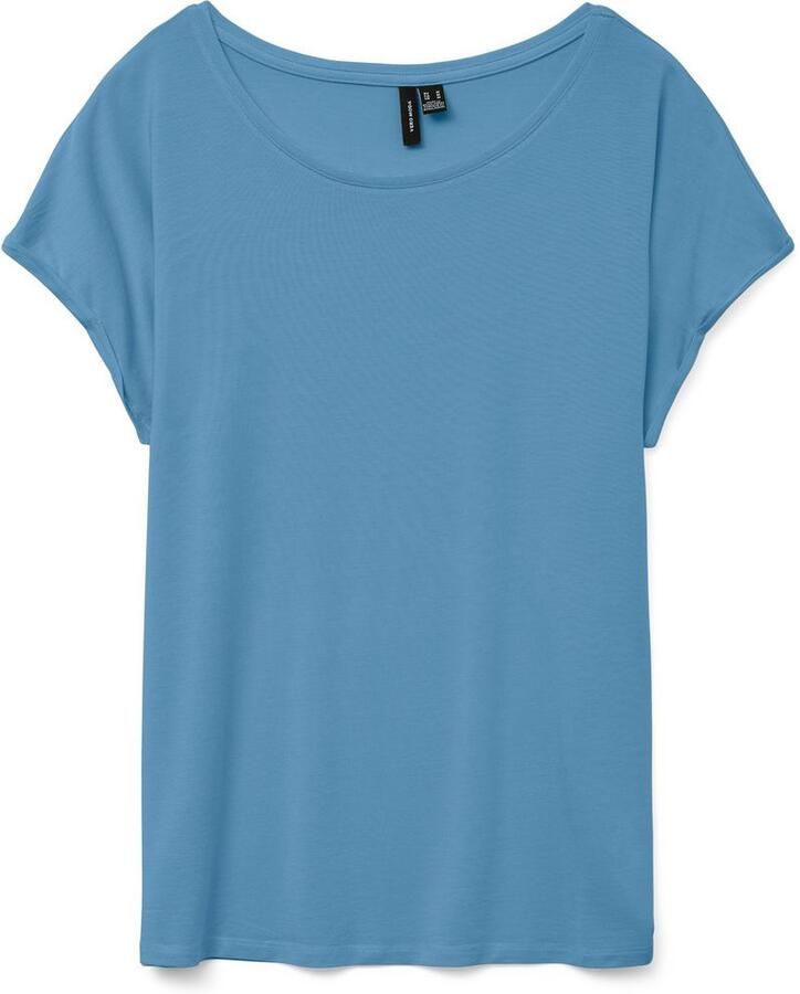 Vero Moda Shirt met ronde hals VMAVA PLAIN SS TOP GAJRS NOOS