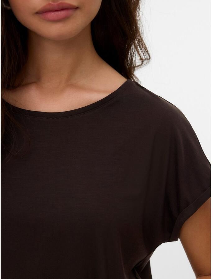 Vero Moda Shirt met ronde hals VMAVA PLAIN SS TOP GAJRS NOOS - Foto 2