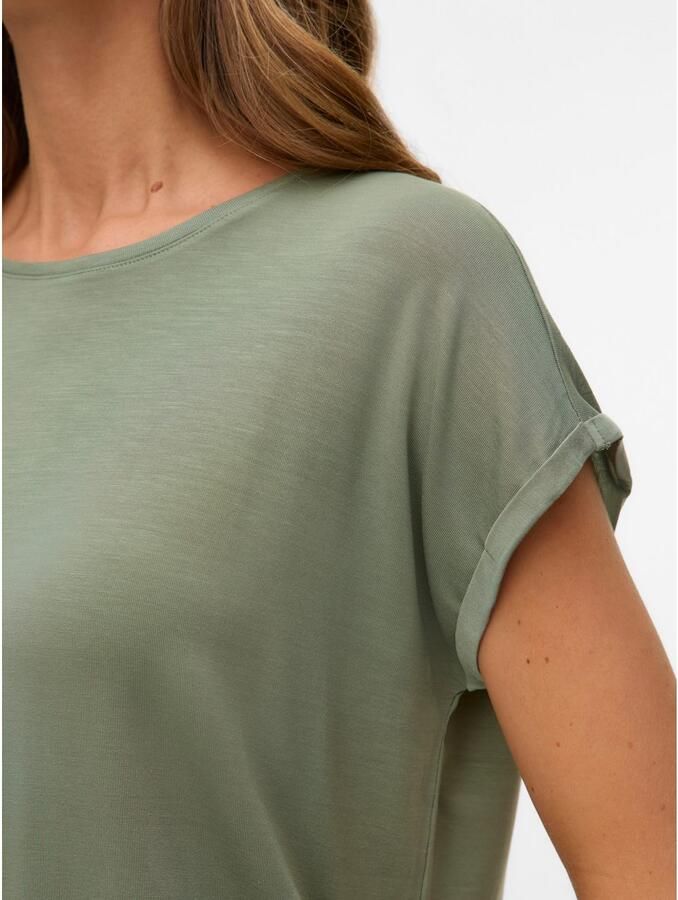 Vero Moda Shirt met ronde hals VMAVA PLAIN SS TOP GAJRS NOOS - Foto 2