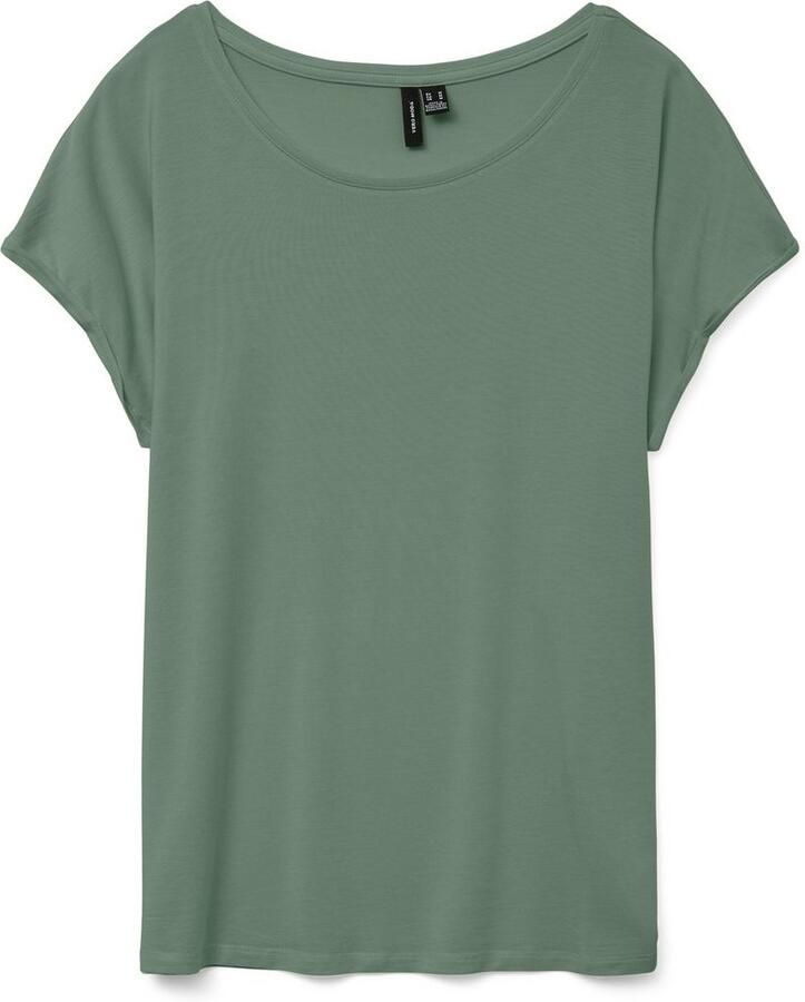 Vero Moda Shirt met ronde hals VMAVA PLAIN SS TOP GAJRS NOOS