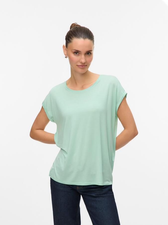 Vero Moda Shirt met ronde hals VMAVA PLAIN SS TOP GAJRS NOOS - Foto 6