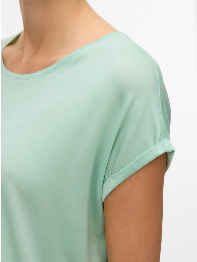 Vero Moda Shirt met ronde hals VMAVA PLAIN SS TOP GAJRS NOOS - Foto 2