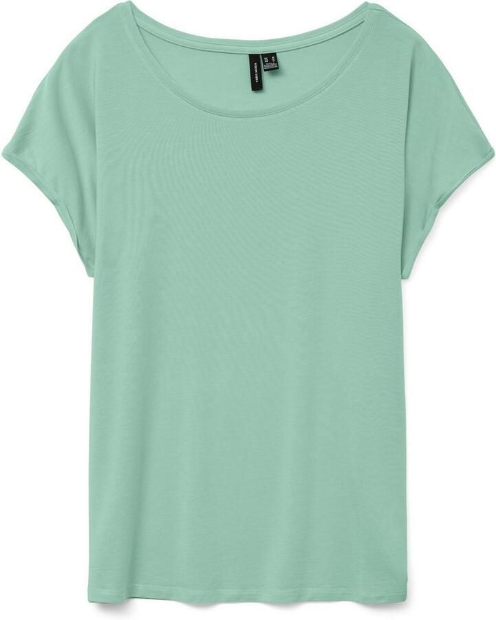 Vero Moda Shirt met ronde hals VMAVA PLAIN SS TOP GAJRS NOOS