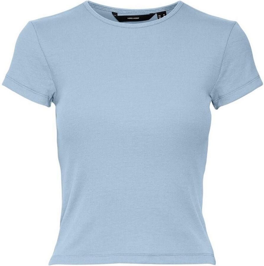 Vero Moda Regular fit T-shirt met geribde look model 'CHLOE'