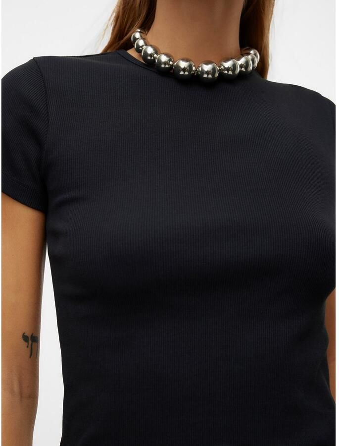 Vero Moda Shirt met ronde hals VMCHLOE SS SHORT TOP JRS NOOS - Foto 2