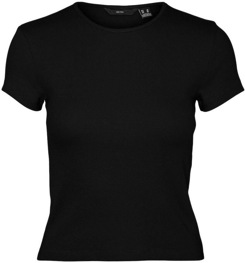 Vero Moda Shirt met ronde hals VMCHLOE SS SHORT TOP JRS NOOS