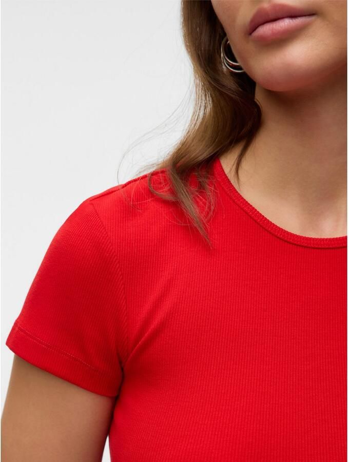 Vero Moda Shirt met ronde hals VMCHLOE SS SHORT TOP JRS NOOS - Foto 2