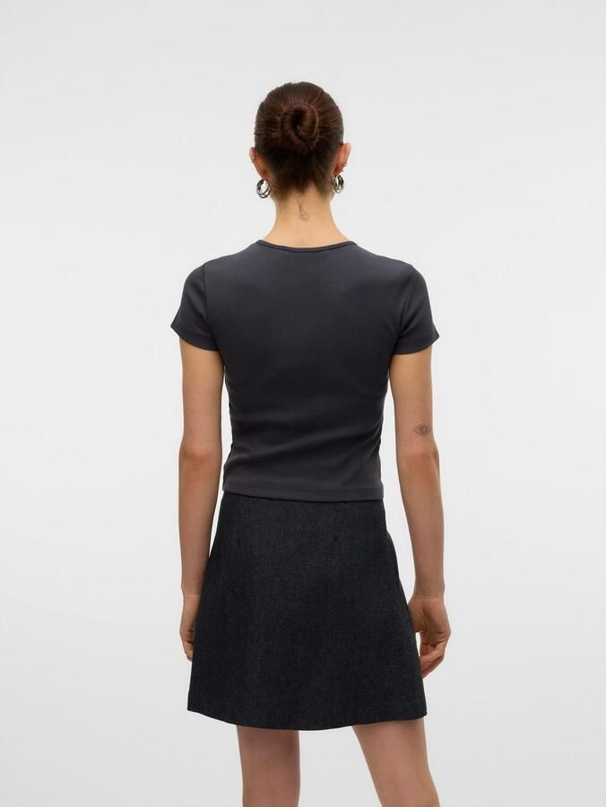 Vero Moda Shirt met ronde hals VMCHLOE SS SHORT TOP JRS NOOS - Foto 4