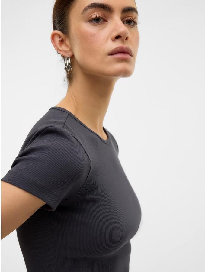 Vero Moda Shirt met ronde hals VMCHLOE SS SHORT TOP JRS NOOS - Foto 2