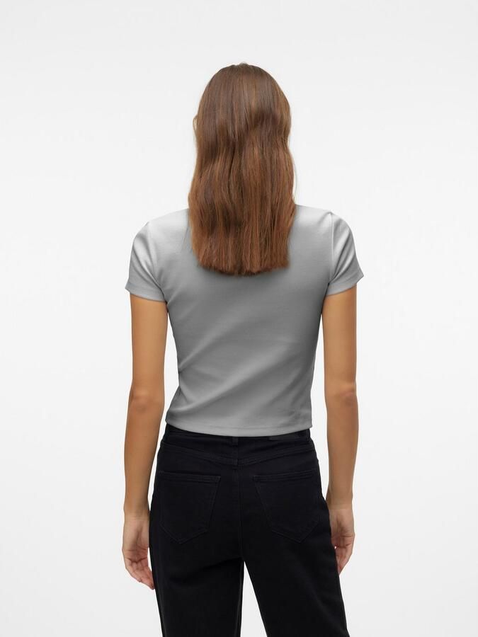 Vero Moda Shirt met ronde hals VMCHLOE SS SHORT TOP JRS NOOS - Foto 5