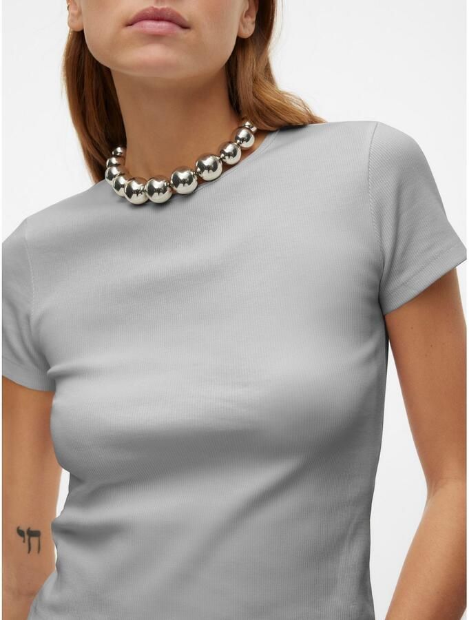 Vero Moda Shirt met ronde hals VMCHLOE SS SHORT TOP JRS NOOS - Foto 2