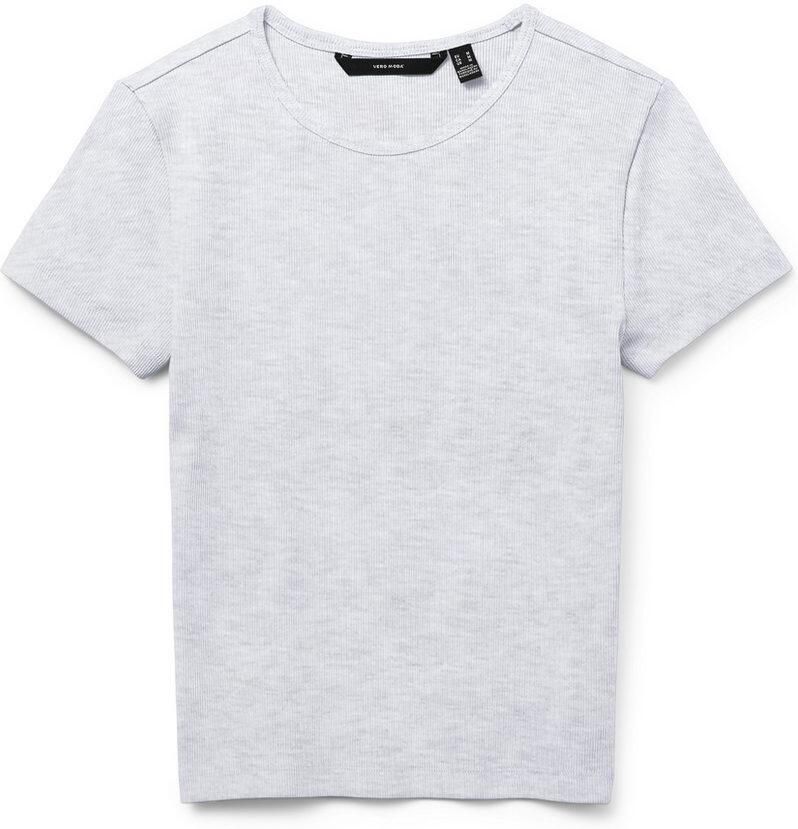 Vero Moda Shirt met ronde hals VMCHLOE SS SHORT TOP JRS NOOS