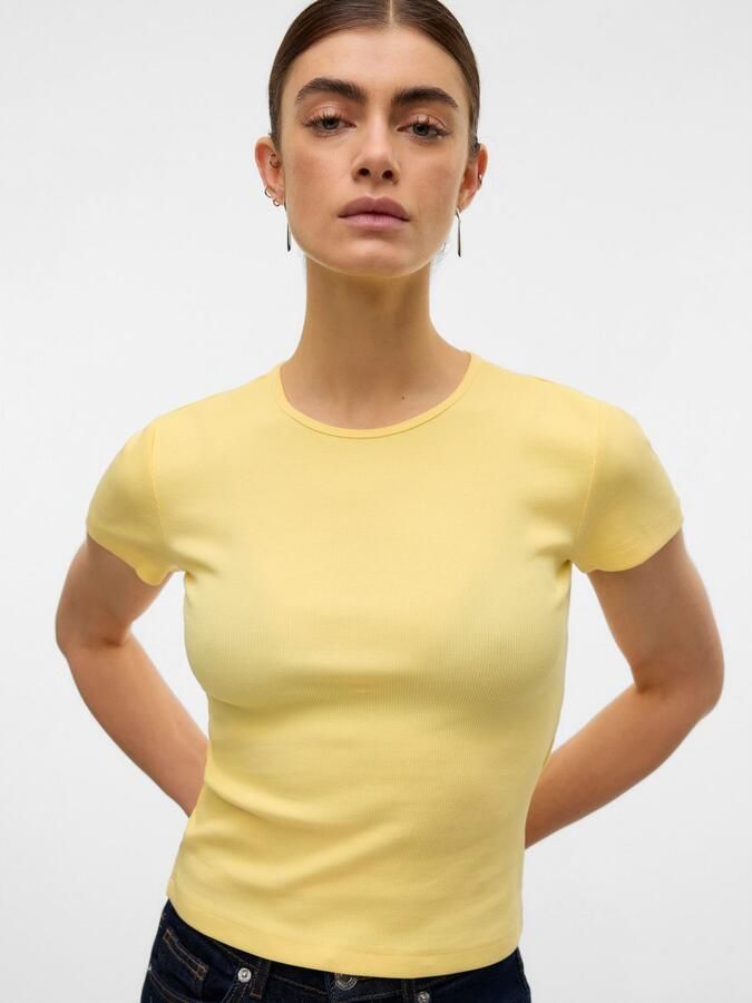 Vero Moda Shirt met ronde hals VMCHLOE SS SHORT TOP JRS NOOS - Foto 5