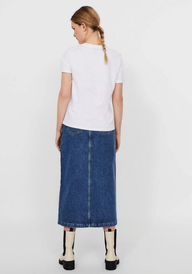 Vero Moda Kort Mouw T-Shirt 10243889 White Dames - Foto 3