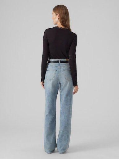 Vero Moda Shirt met staande kraag VMROSA LS HIGHNECK TOP JRS NOOS - Foto 5