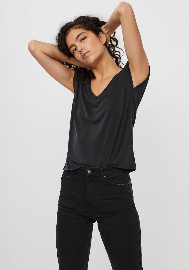 Vero Moda 10247666 Kort Mouw T-Shirt Black Dames - Foto 9