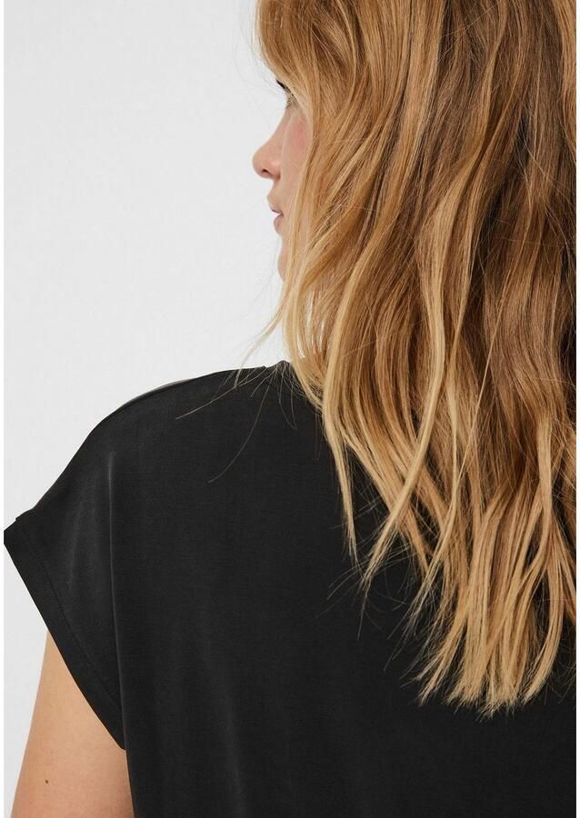Vero Moda 10247666 Kort Mouw T-Shirt Black Dames - Foto 4