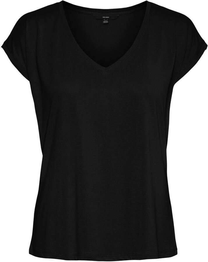 Vero Moda 10247666 Kort Mouw T-Shirt Black Dames - Foto 3