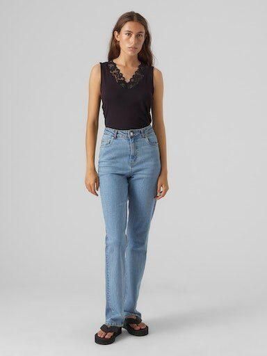 Vero Moda Shirt met V-hals VMROSA SL V-NECK TOP JRS NOOS - Foto 4