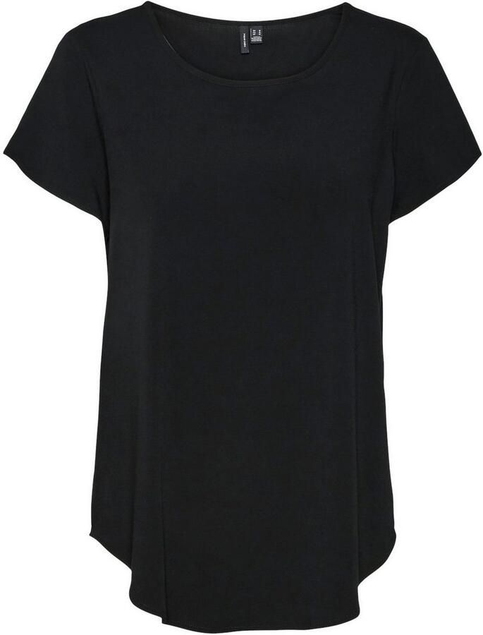Vero Moda T-shirt met afgeronde zoom model 'BELLA'
