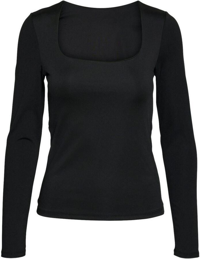 Vero Moda Shirt VMMILLION LS SQUARE TOP 2-WAY JRS