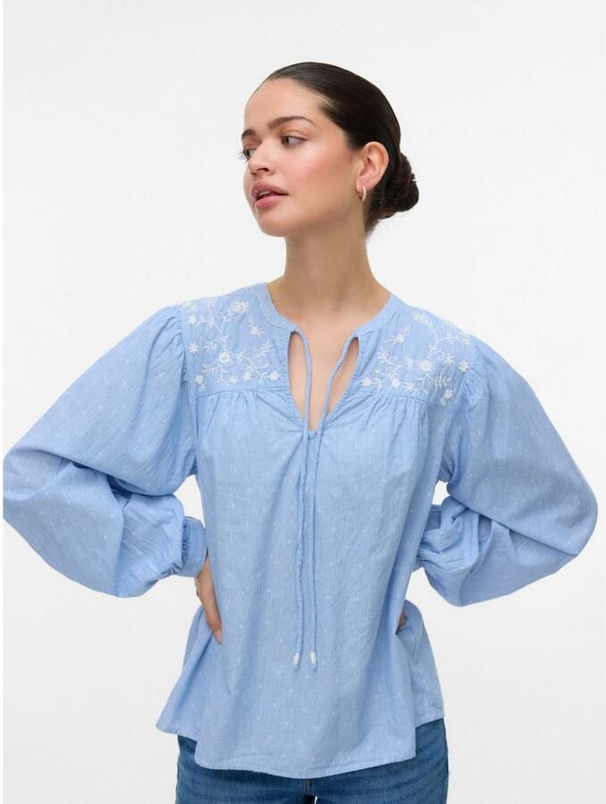 Vero Moda Shirt VMNIKA LS TOP WVN GA NOOS - Foto 6