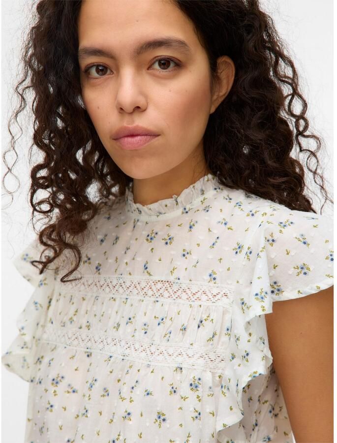 Vero Moda Shirt VMTRINE SL LACE TOP WVN NOOS - Foto 2