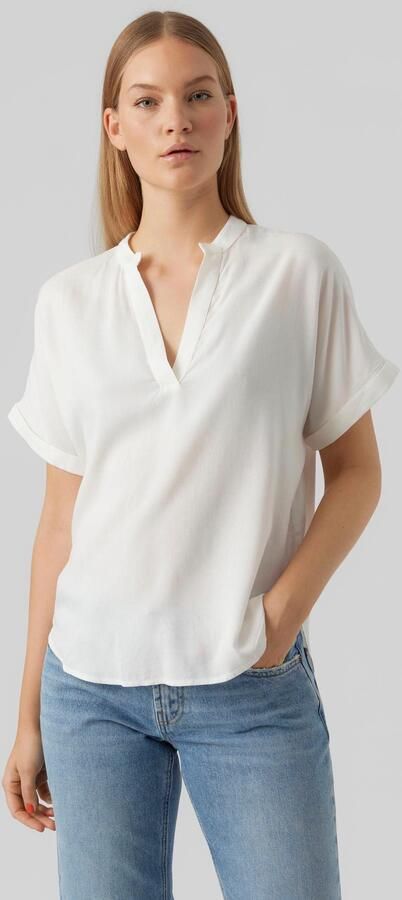 Vero Moda Beauty Korte Mouw Top Sneeuwwit White Dames - Foto 6