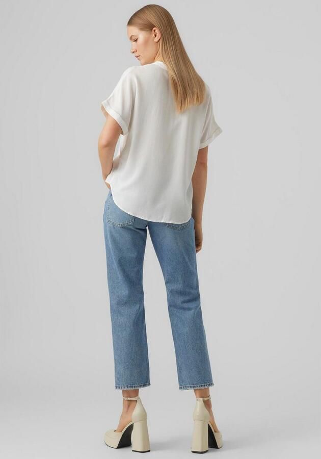 Vero Moda Beauty Korte Mouw Top Sneeuwwit White Dames - Foto 5