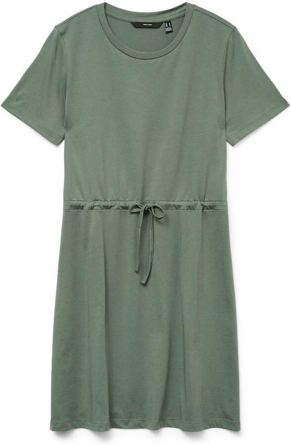 Vero Moda Shirtjurk VMLUNA SS SHORT STRING DRESS JRS NOOS - Foto 5