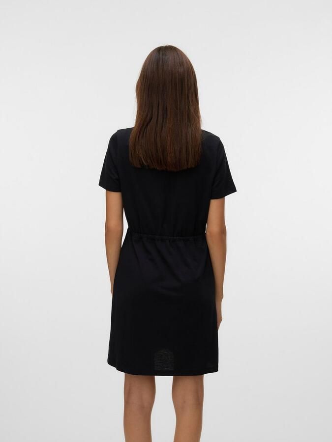 Vero Moda Shirtjurk VMLUNA SS SHORT STRING DRESS JRS NOOS - Foto 3